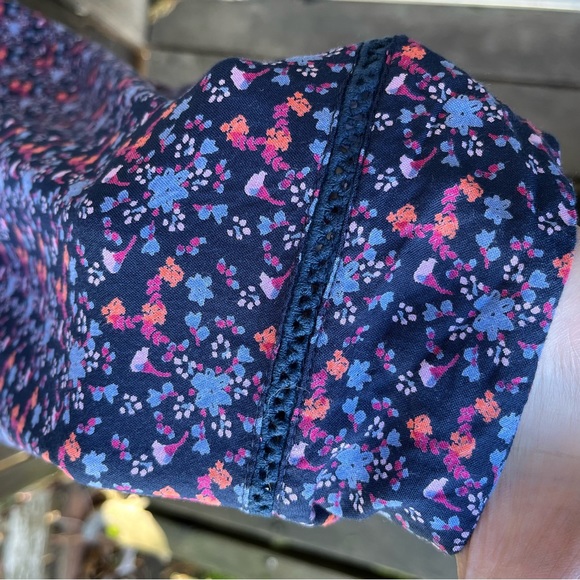 Mountain Khakis Wild Flower Pintuck Rayon Dress In Twilight Print Sz M - Picture 8 of 15